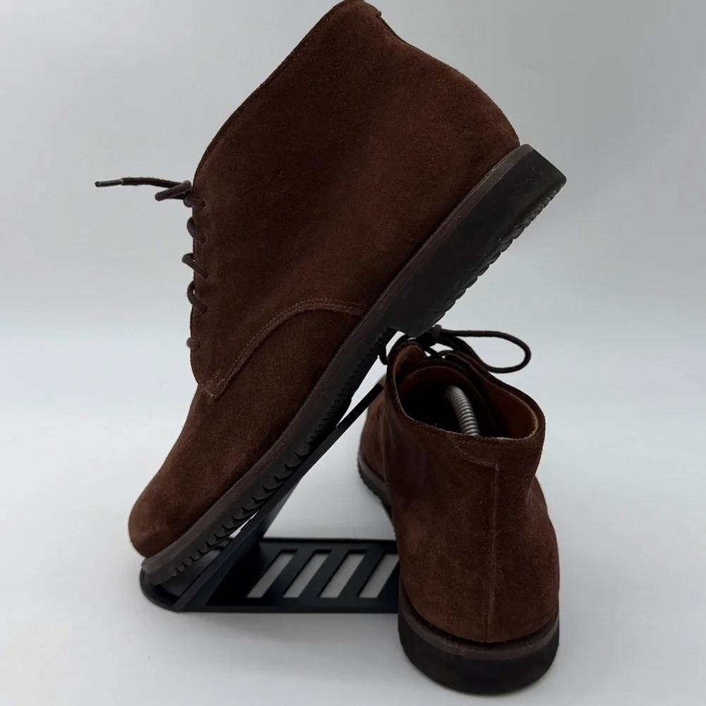 Cole Haan Roundhill Grand Waterproof Chukka Boots Brown Suede Men's Size 11D